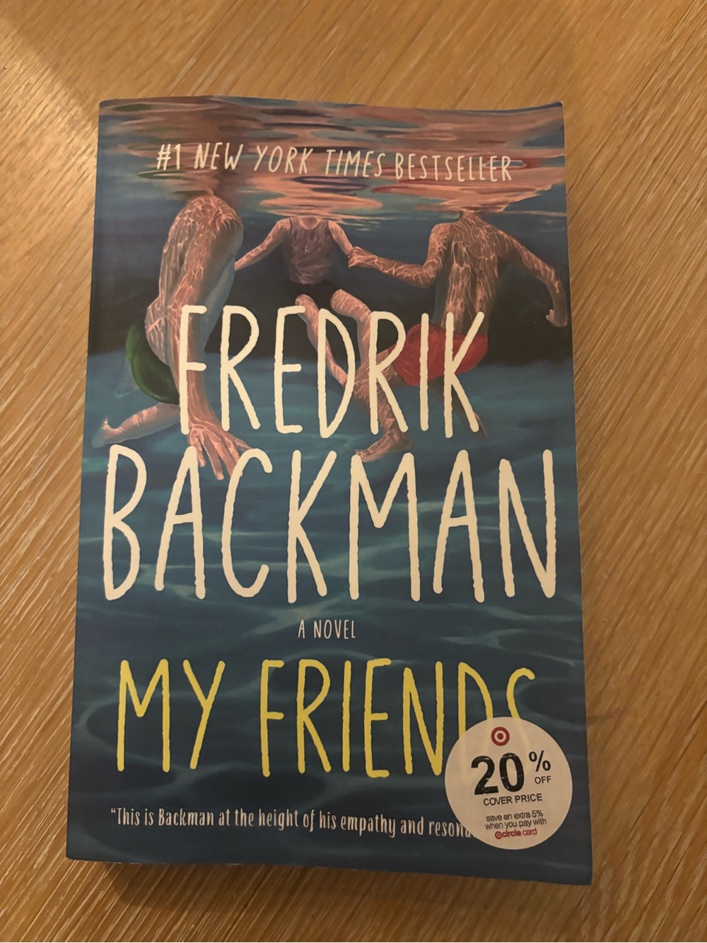 My Friends by Fredrik Blackman - Blue Paperback Novel